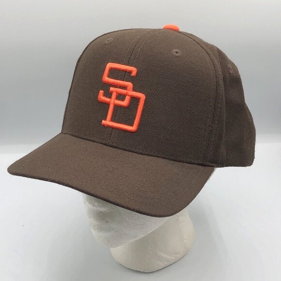 Vintage San Diego Padres American Needle Cooperstown Snapback Brown SD Logo Hat - Picture 1 of 10